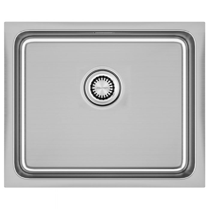 Мойка Paulmark нерж. сталь VISTA 54, PM305444-BS, брашированная сталь, 540х440мм,