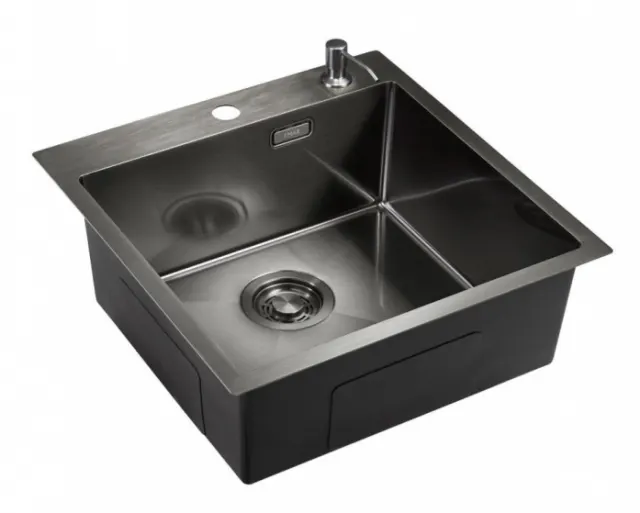 Кухонная мойка Emar EMB-117A PVD Nano Dark
