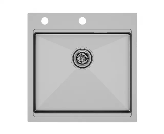 Мойка Paulmark нерж. сталь KRONER-PRO 51, PM705151-BS, брашированная сталь, 510х510мм,