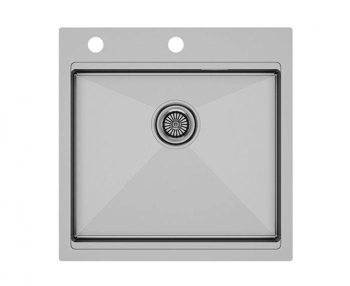 Мойка Paulmark нерж. сталь KRONER-PRO 51, PM705151-BS, брашированная сталь, 510х510мм,