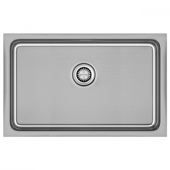 Мойка Paulmark нерж. сталь VISTA 74, PM307444-BS, брашированная сталь, 740х440мм,