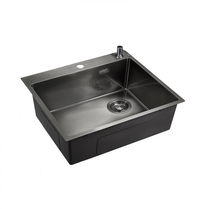 Кухонная мойка Emar 560 PVD Dark