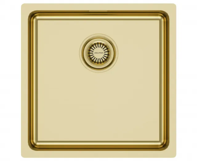 Мойка Paulmark нерж. сталь VISTA 44, PM304444-LG, светлое золото, 440х440мм,