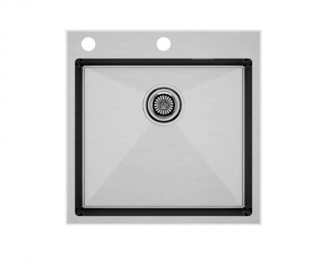 Мойка Paulmark нерж. сталь KRONER-EDGE 51, PM775151-BS, брашированная сталь, 510х510мм,