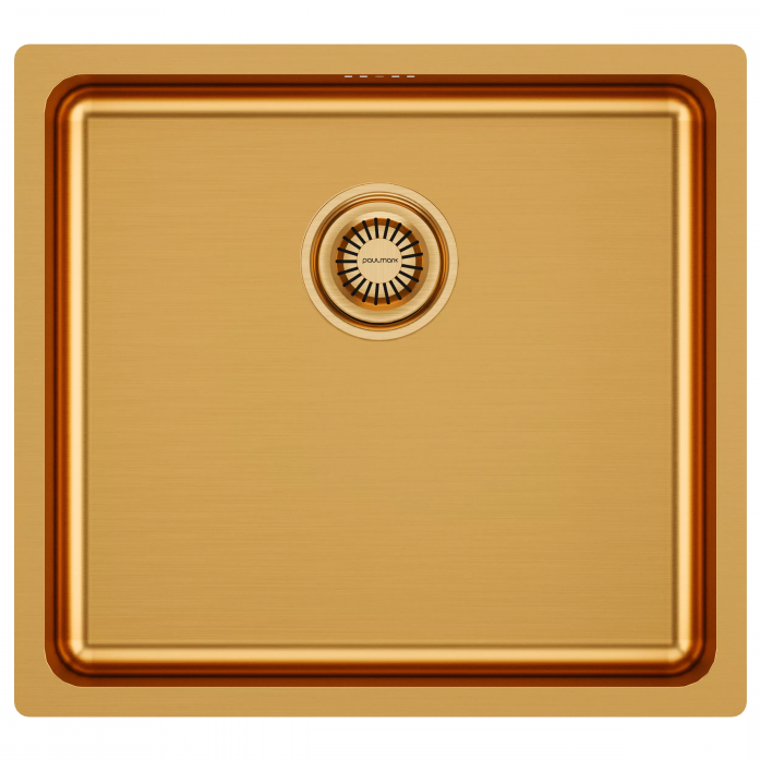 Мойка Paulmark нерж. сталь VISTA 48, PM304844-BG, брашированное золото, 480х440мм,