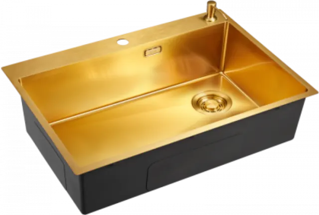 Кухонная мойка Emar 660(TOP) PVD Golden