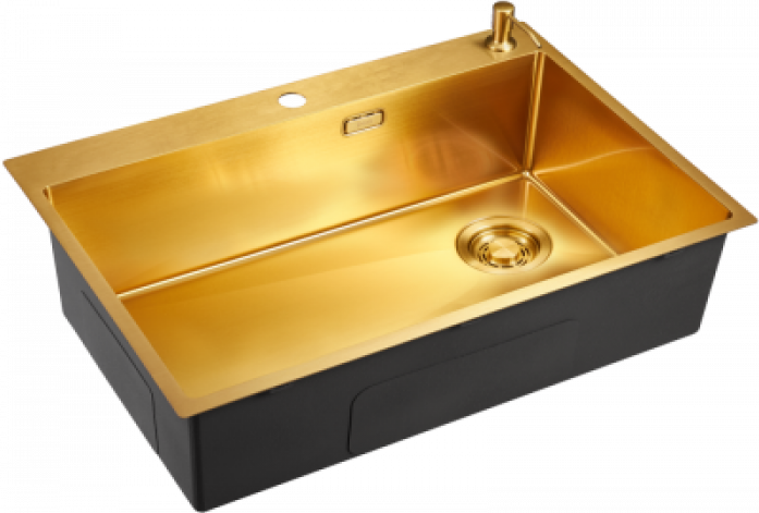 Кухонная мойка Emar 660(TOP) PVD Golden