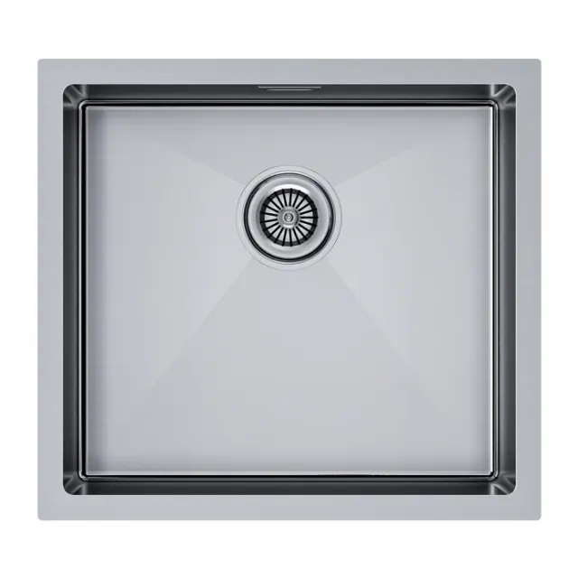 Мойка Paulmark нерж. сталь NEXT 48 UNI, PM214844-BS, брашированная сталь, 480х440мм,