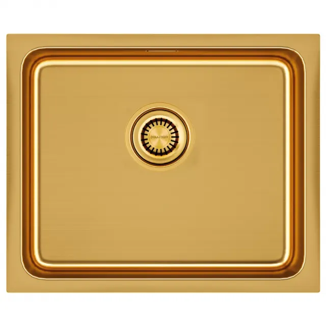 Мойка Paulmark нерж. сталь VISTA 54, PM305444-BG, брашированное золото, 540х440мм,