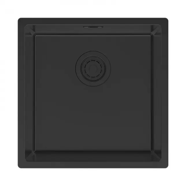 Мойка Paulmark LASSAN 44 UNI, нерж. сталь, LA44-MBN, матовый черный NANO-PVD, 440х440мм,