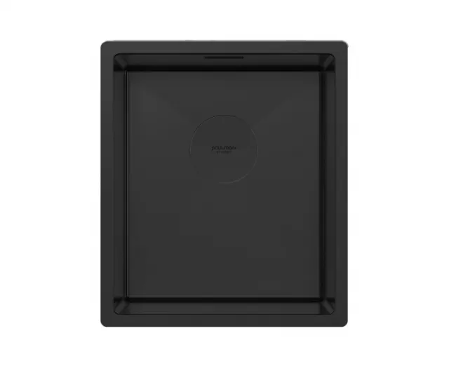 Мойка Paulmark нерж. сталь NEXT 38 UNI, PM213844-MBN, матовый черный, 380х440мм,