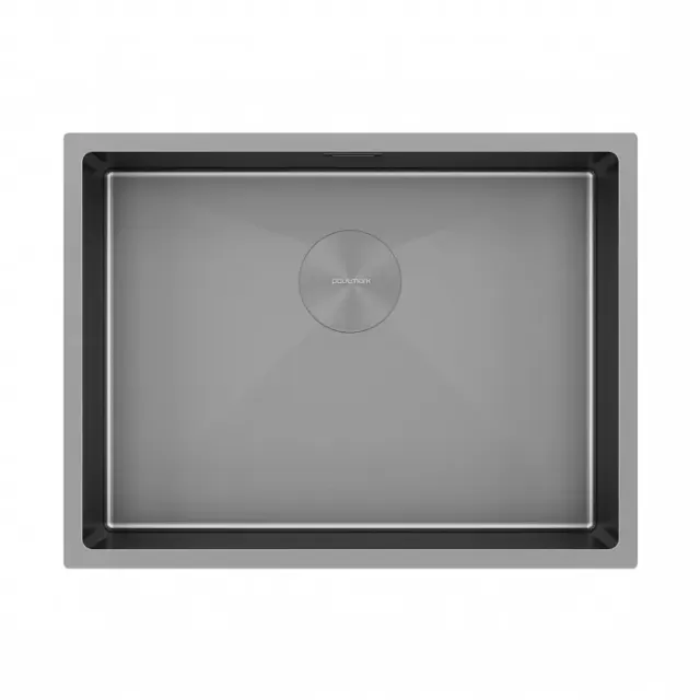 Кухонная мойка Paulmark Мойка нерж. сталь NEXT 58 UNI, PM215844-GM-M, матовая вороненая сталь, 580х440мм,