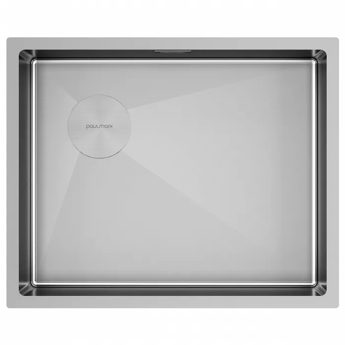 Кухонная мойка Paulmark Мойка нерж. сталь NEXT-SKEW 54-L UNI, PM885444-L-BS, брашированная нерж.сталь, 540х440мм,