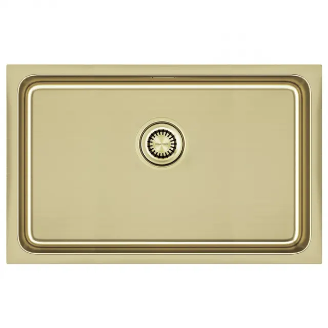 Мойка Paulmark нерж. сталь VISTA 74, PM307444-LG, светлое золото, 740х440мм,