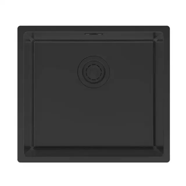 Мойка Paulmark LASSAN 49 UNI, нерж. сталь, LA49-MBN, матовый черный NANO-PVD, 490х440мм,