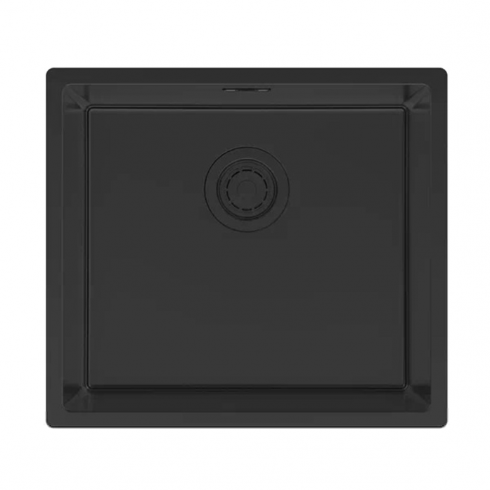 Мойка Paulmark LASSAN 49 UNI, нерж. сталь, LA49-MBN, матовый черный NANO-PVD, 490х440мм,