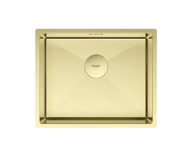 Мойка Paulmark нерж. сталь NEXT 54 UNI, PM215444-LG, светлое золото, 540х440мм,