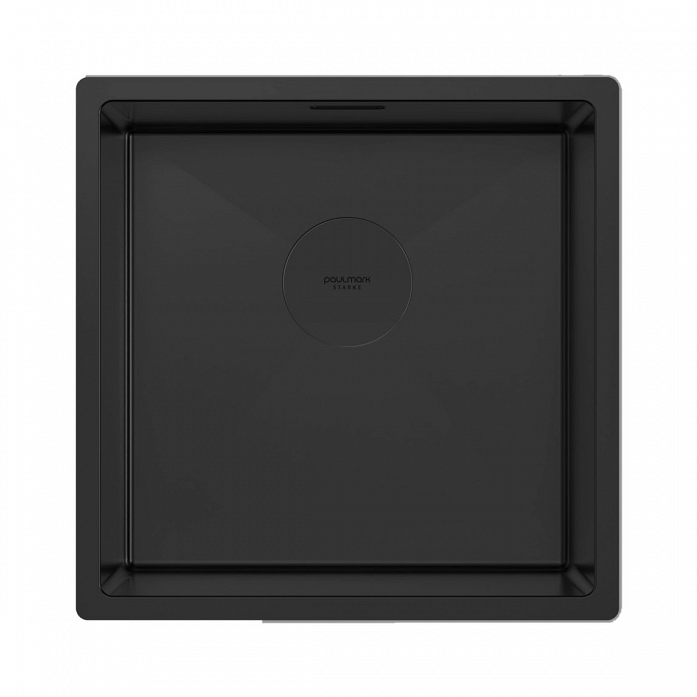Мойка Paulmark нерж. сталь NEXT 44 UNI, PM214444-MBN, матовый черный, 440х440мм,
