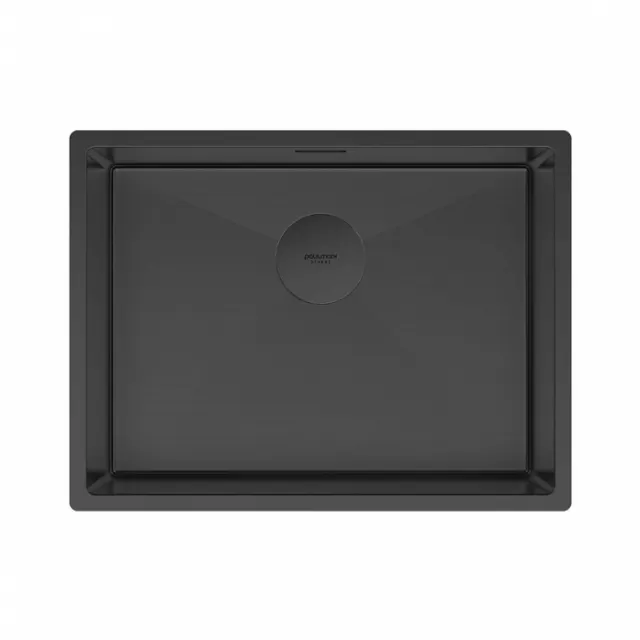 Мойка Paulmark нерж. сталь NEXT 58 UNI, PM215844-MBN, матовый черный, 580х440мм,