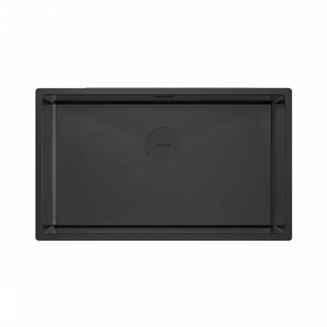 Мойка Paulmark нерж. сталь NEXT 74 UNI, PM217444-MBN, матовый черный, 740х440мм,