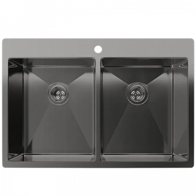 Мойка - Rivelato Rinox 7450 2В PVD black Rivelato Rinox 7450 2В PVD black
