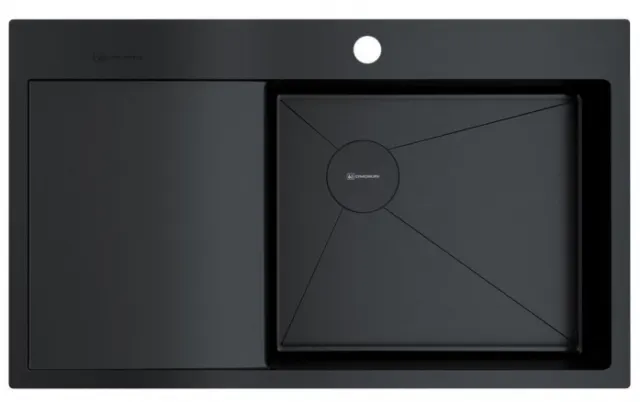 Мойка Omoikiri Akisame 86-GB-R Side графит 4997044