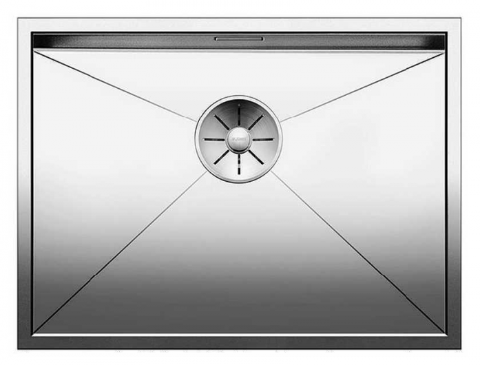 Кухонная мойка Blanco Zerox 550-U нержавеющая сталь зеркальная полировка 521591