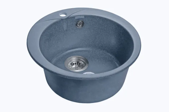 Кухонная мойка GranFest Rondo GF-R480 графит мрамор