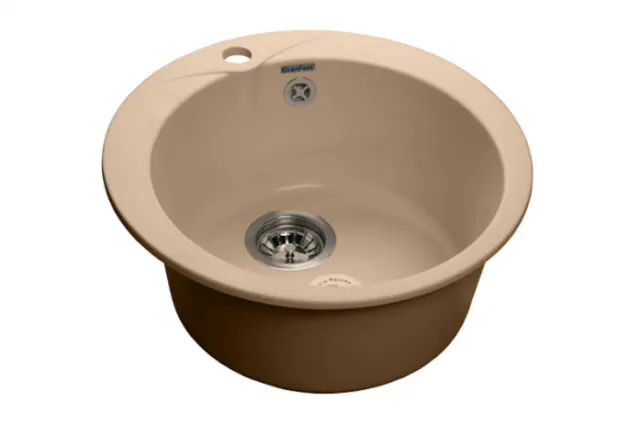 Кухонная мойка GranFest Rondo GF-R480 топаз мрамор
