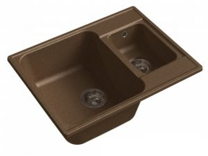 Кухонная мойка GranFest QUARZ GF-Z09 терракот