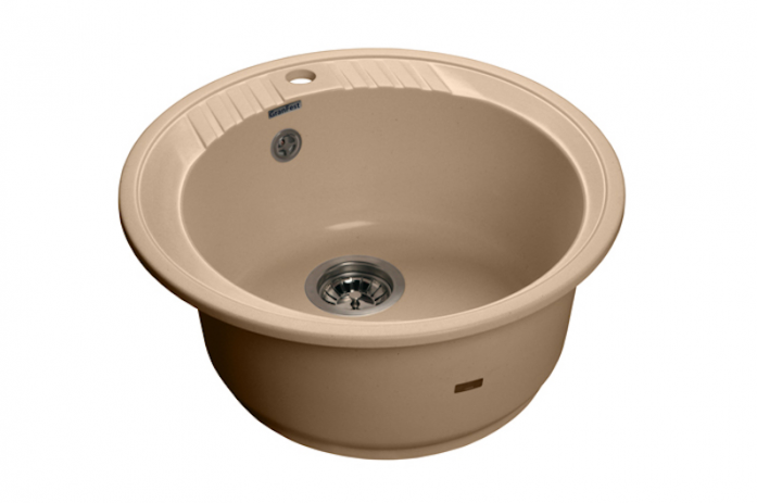 Кухонная мойка GranFest Rondo GF-R520 топаз мрамор
