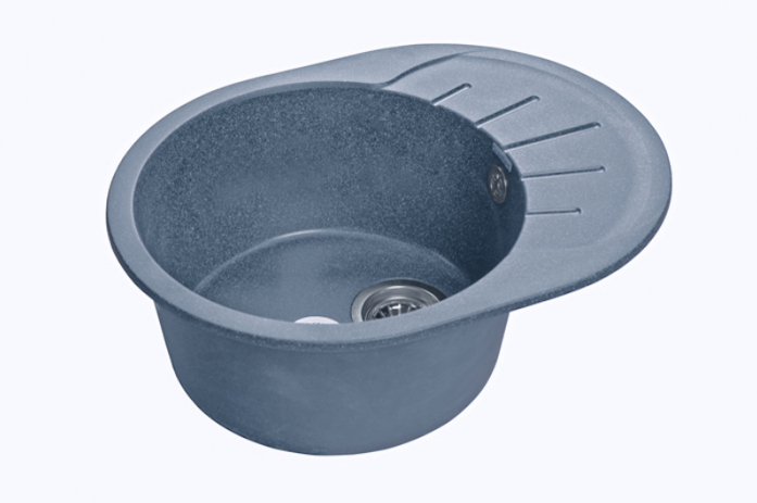 Кухонная мойка GranFest Rondo GF-R580L графит мрамор
