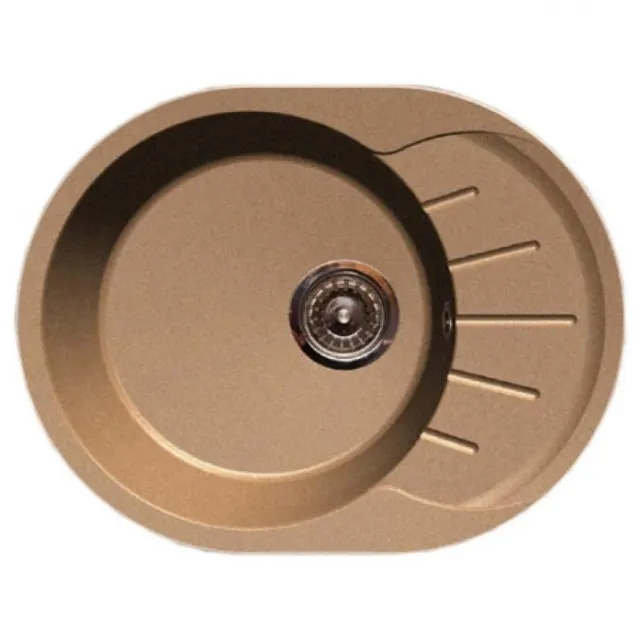 Кухонная мойка GranFest Rondo GF-R580L песочный