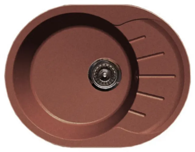 Кухонная мойка GranFest Rondo GF-R580L терракот