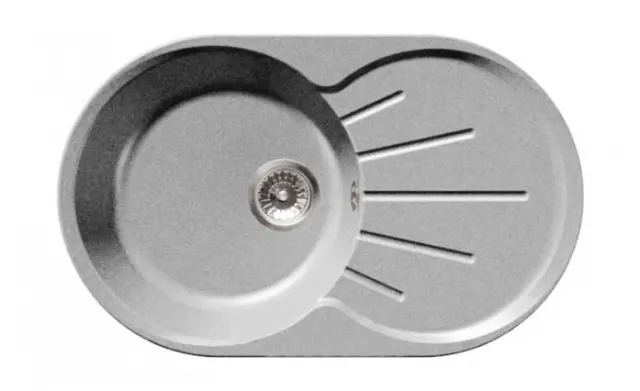 Кухонная мойка GranFest Rondo GF-R750L серый
