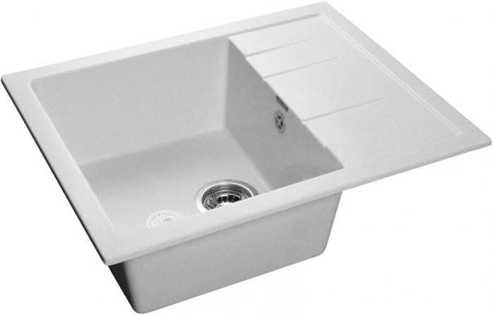Кухонная мойка GranFest Quadro GF-Q650L иней мрамор