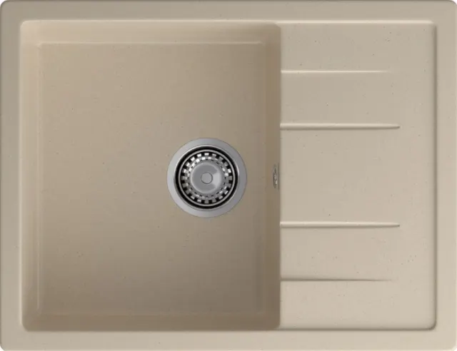 Кухонная мойка GranFest Quadro Q-650L кашемир