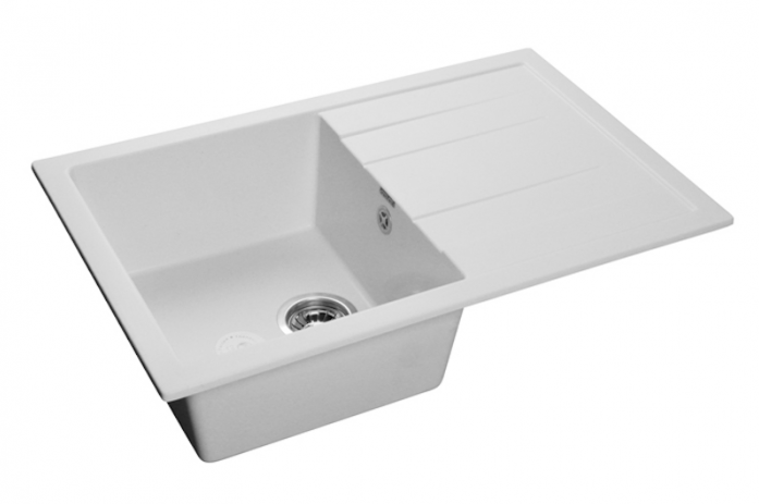 Кухонная мойка GranFest Quadro GF-Q780L иней мрамор