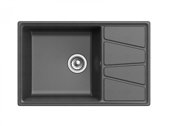 Мойка кухонная GranFest VERTEX GF-V-780L графит