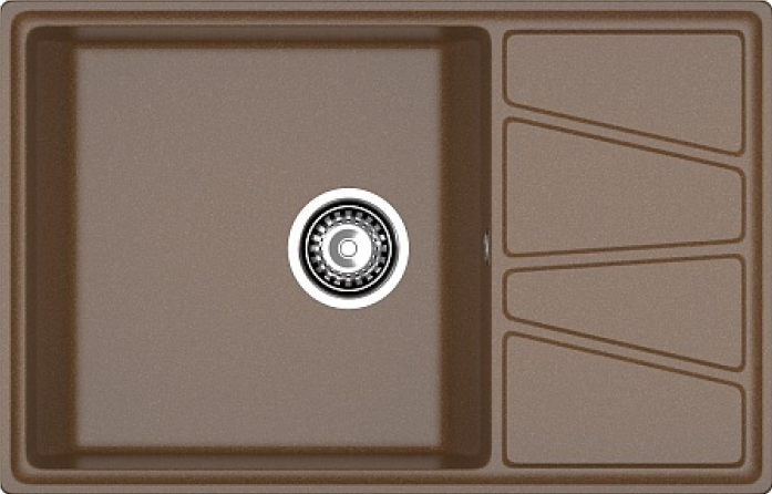 Мойка GranFest VERTEX GF-V-780L терракот