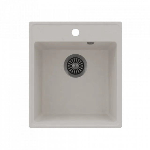 Кухонная мойка Maunfeld Perla 425 MFQS-425W кремовый