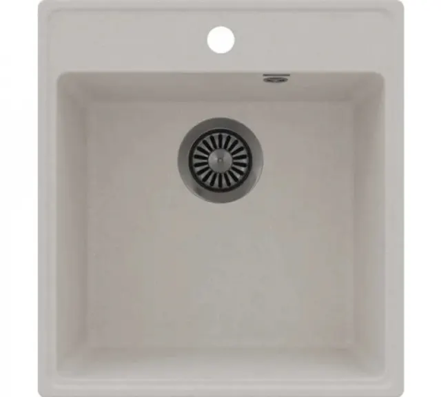 Кухонная мойка Maunfeld Perla 460 MFQS-460W кремовый