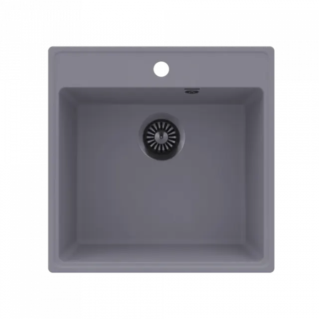 Кухонная мойка Maunfeld Perla 505 MFQS-505LGR светло-серый