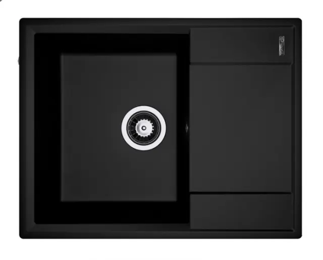 Кухонная мойка Flortek Консул 640 черный 23.020.C0640.102