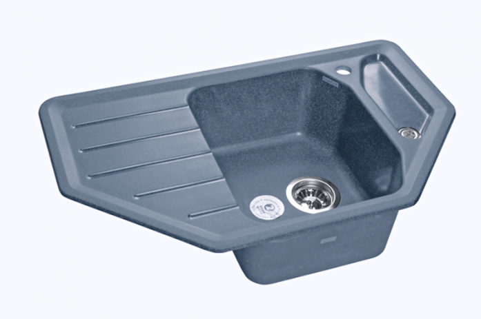 Кухонная мойка GranFest Corner GF-C-800E графит