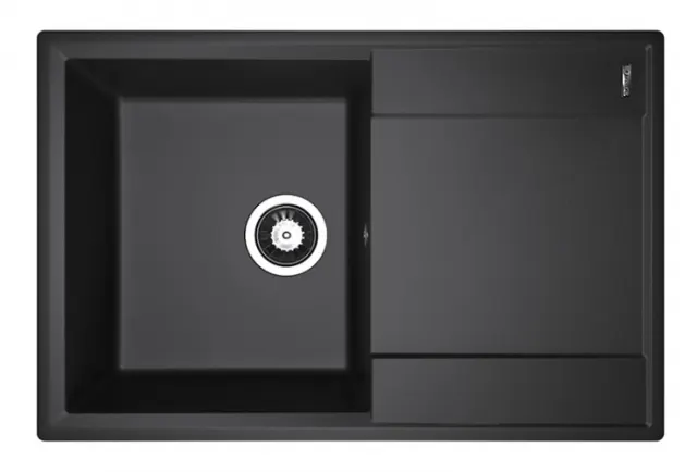Кухонная мойка Flortek Консул 760 черный 23.020.C0760.102