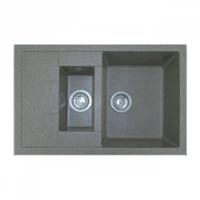 Кухонная мойка GranFest Quadro GF-Q775KL серый
