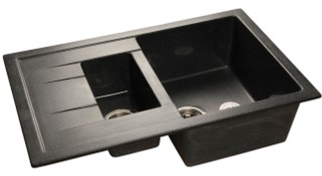 Кухонная мойка GranFest Quadro GF-Q775KL чёрный