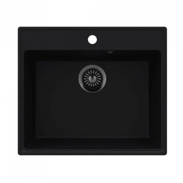Кухонная мойка Maunfeld Perla 580 MFQS-580B черный