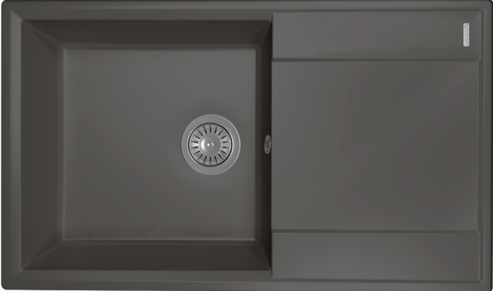 Кухонная мойка Flortek Консул 840 антрацит 23.020.D0840.302